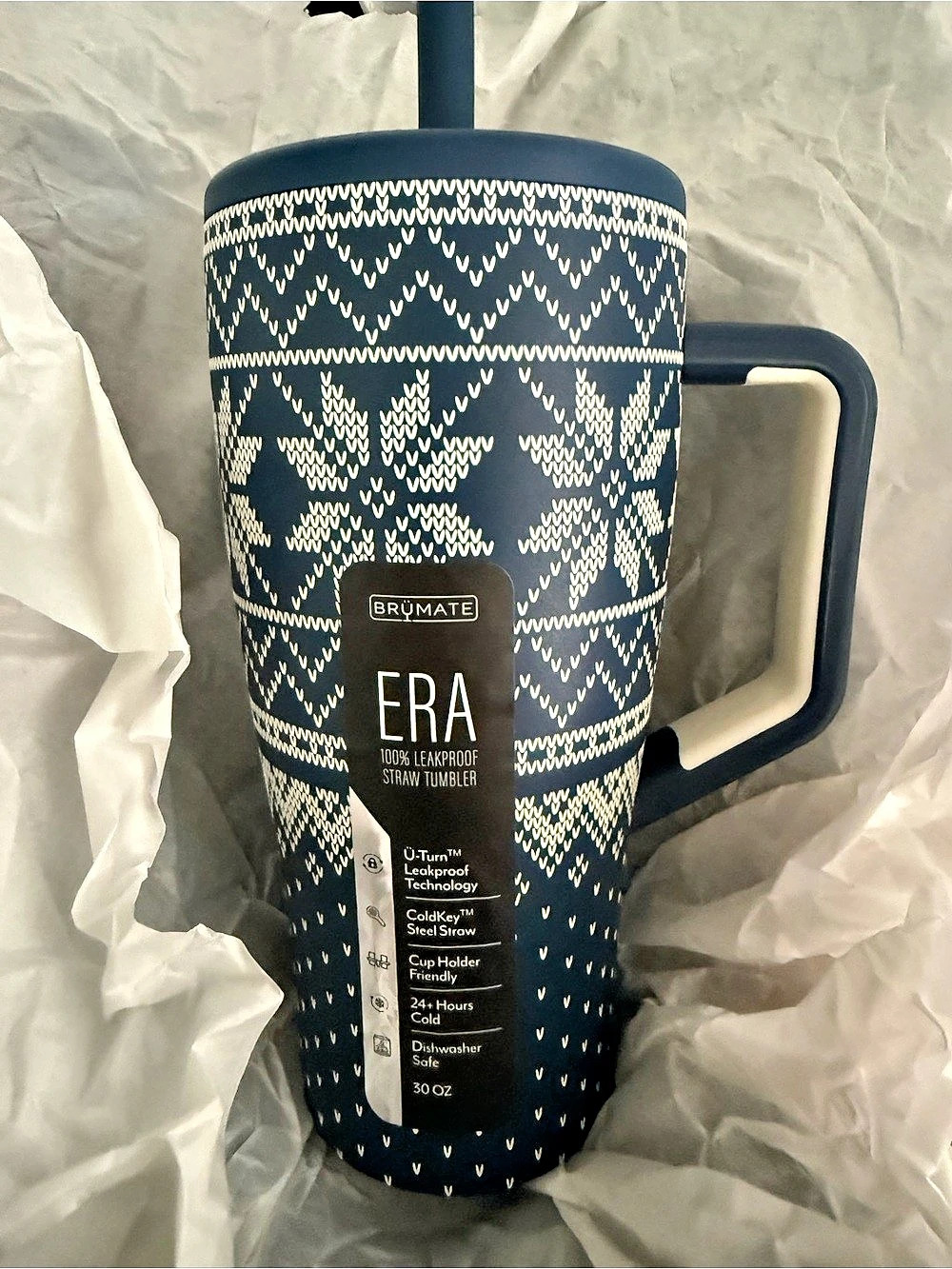 BRUMATE ERA Blue & White Tumbler